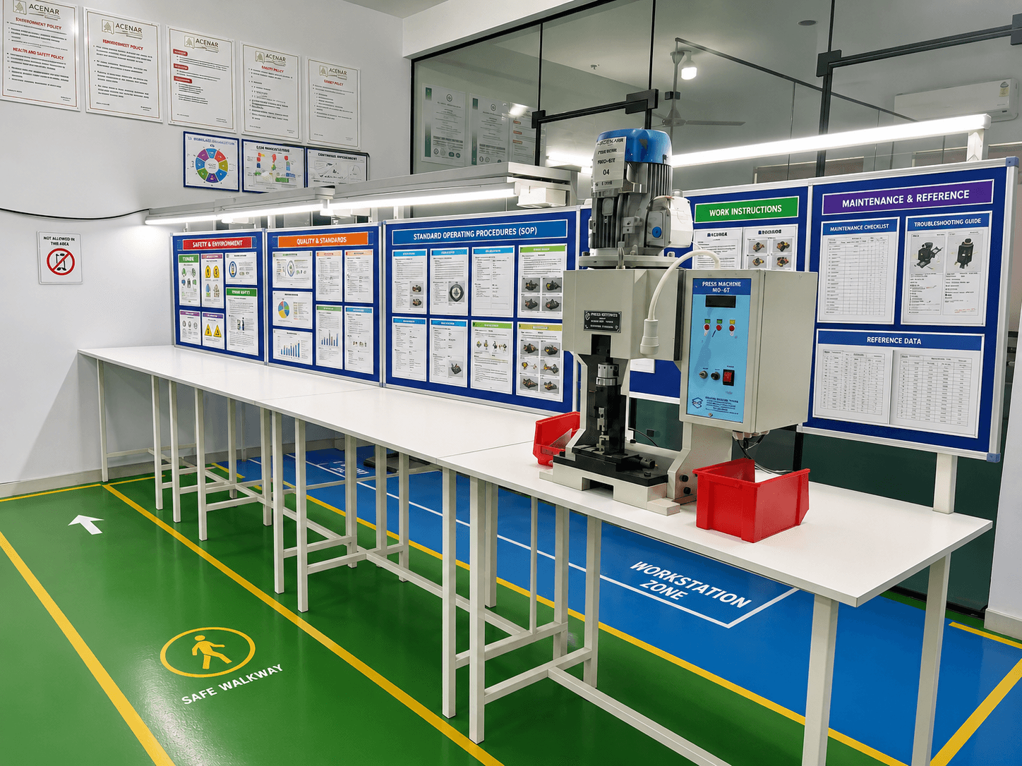 Crimping Machine in Action